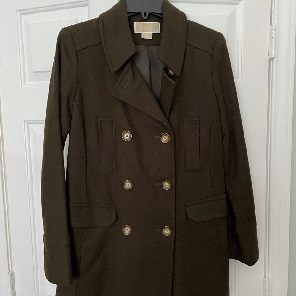 Michael Kors Dark Brown Peacoat